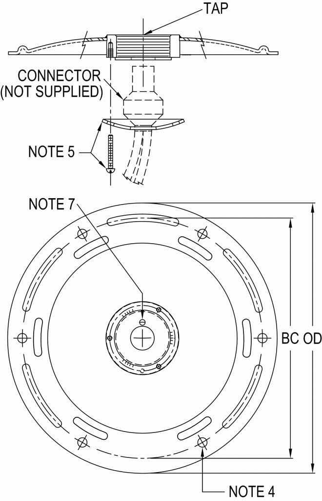 L-867B & L-867D Corten Base Plate drawing