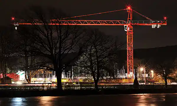 tower crane obstruction lights