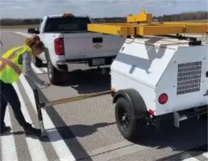 Runway Closure Marker Set Up Procedure Step 1