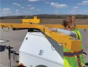 Runway Closure Marker Set Up Procedure Step 2