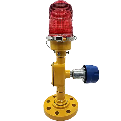 FL-810 Incandescent single with floor flange photocell
