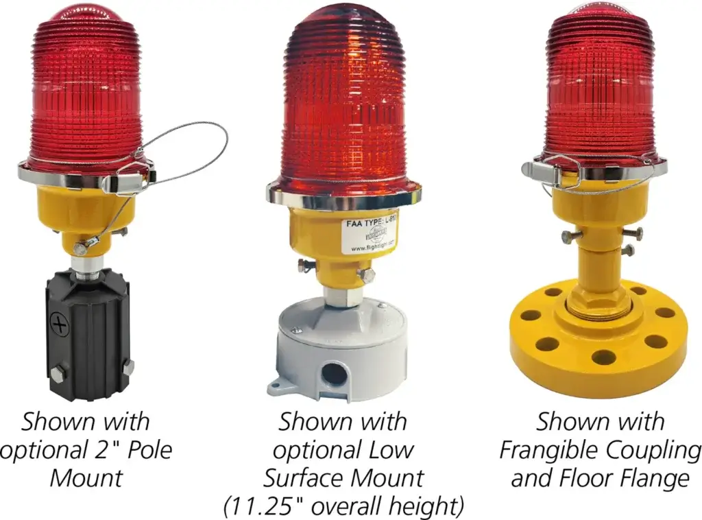 Obstruction Lights L810 single mounts