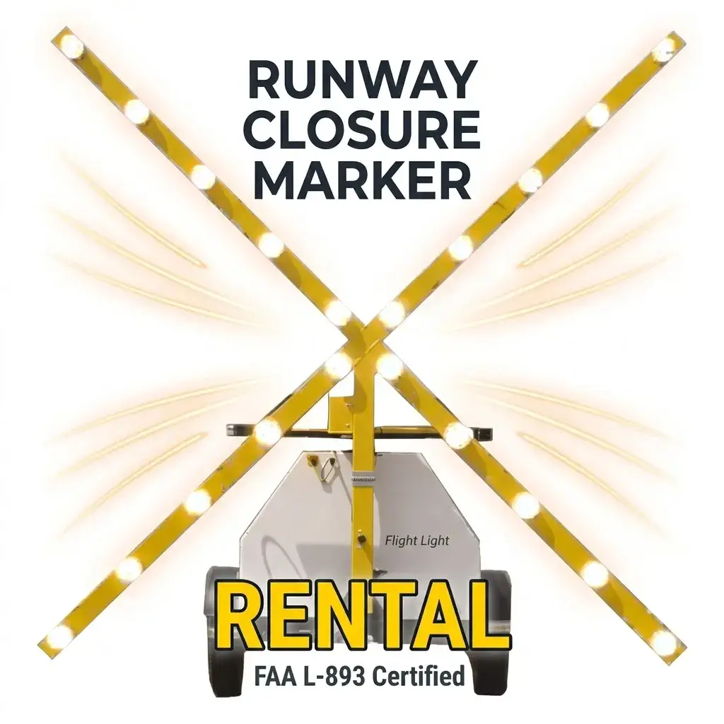 RCM-D Runway Closure Marker | FAA L-893(L) - Flight Light Inc.