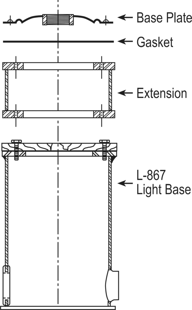 L-867 Class 1B Light Base layout