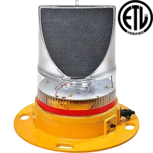 AV-70-863 Solar Taxiway Barricade Light Red ETL