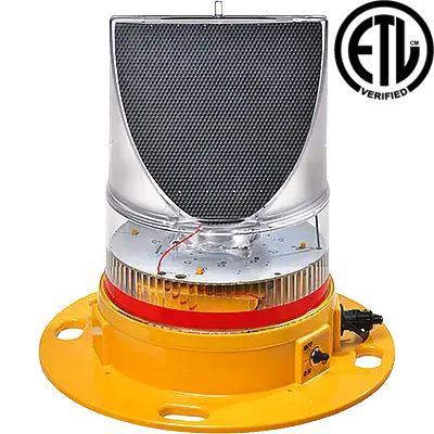 AV-70-863 Solar Taxiway Barricade Light Red ETL